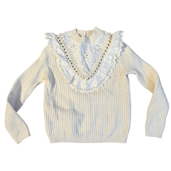 Sézane Armel Jumper in Cream Size XS - Picture 2 of 6